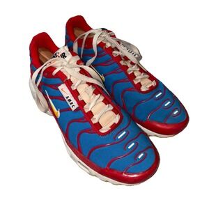 Size 7.5 - Nike Air Max Plus SE Running Club - University Red Light Photo Blue
